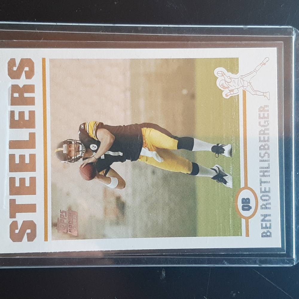 NFL Ben roethlisberger Topps rookie card